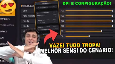 NOBRU REVELOU A SENSI DPI E CONFIGURAÇÃO DO MOBILE MELHOR MIRA DO