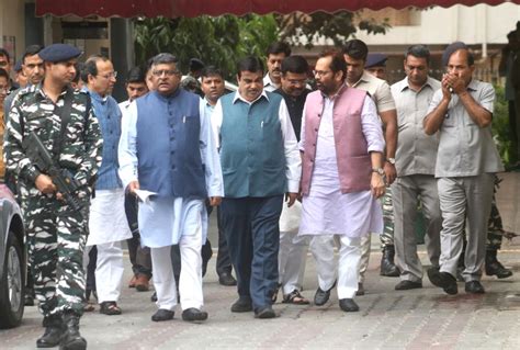 Bjp Delegation After Meeting Election Commissioner