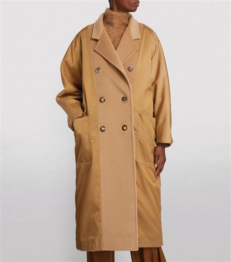 Max Mara Beige Virgin Wool Rich Coat Harrods Uk