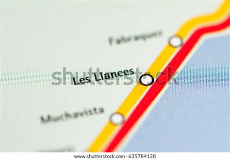 Les Llances Station Alicante Metro Map Stock Photo 635784128 Shutterstock