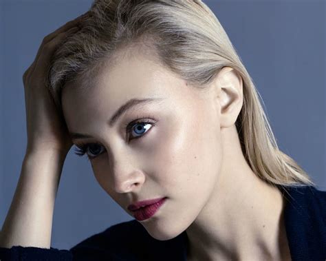 Sarah Gadon Girl Actress Blonde Eyes Woman Blue Hd Wallpaper