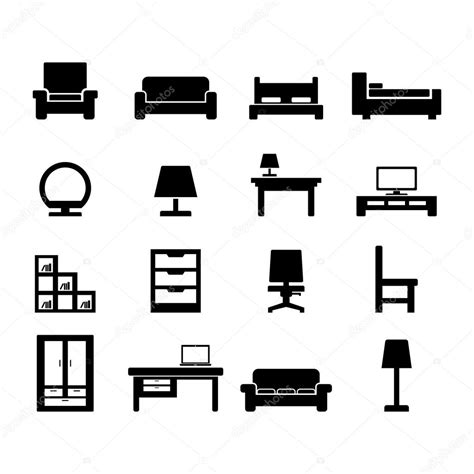 Furniture Icon Stock Vector Image By Tzubasaz