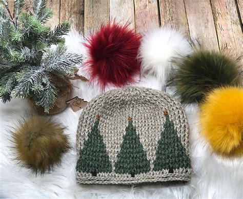 Ravelry Tall Pines Beanie Pattern By Tl Crochet