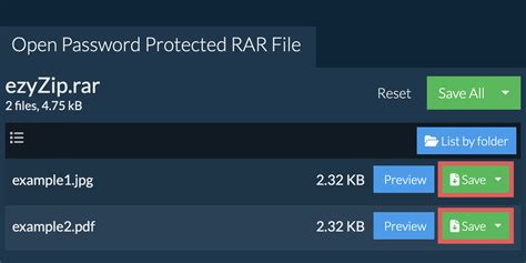 Open Password Protected Rar Files Online Ezyzip