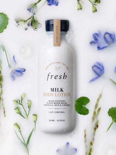 Fresh Milk Body Lotion With Soothing Plant Based Milks Centella Rice