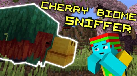 CHERRY BIOME Sniffer Mob Minecraft Snapshot 23w07a YouTube