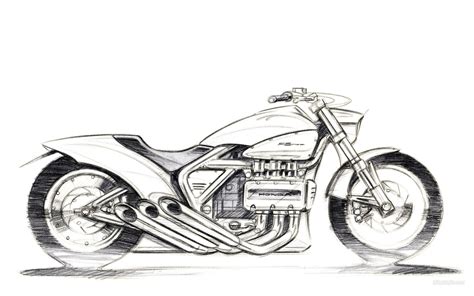 Motorcycle Sketches Wallpapers Wallpaper Cave