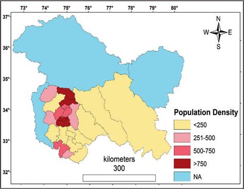 13 District Wise Population Density Of The Jandk State Download