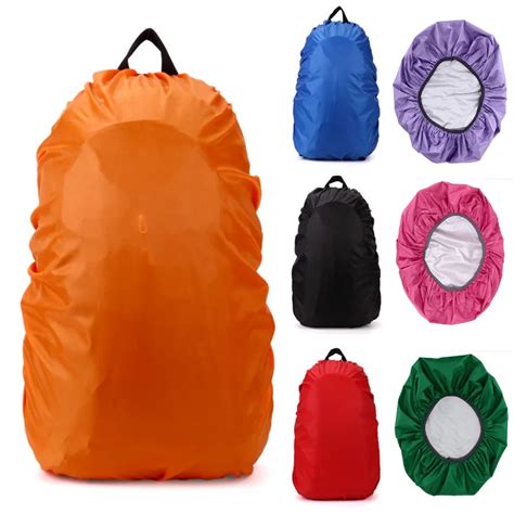 Capa de chuva portátil ajustável para mochilas acessórios à prova d