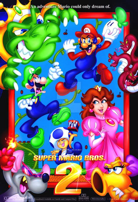 Super Mario Bros 2 Animated Movie Poster By Rmgraphics1 On Deviantart