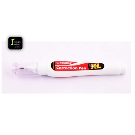 Stabilo Correction Pen Swan White 10ml Per Pc Shopee Malaysia