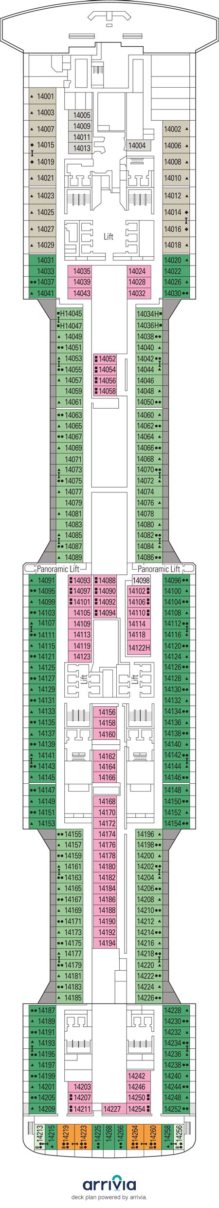 MSC Bellissima Cabin 14092 - Category IR2 - Deluxe Interior Stateroom ...