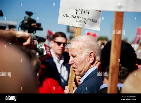 Joe biden präsidentschaftskampagne 2020 las vegas Fotos und