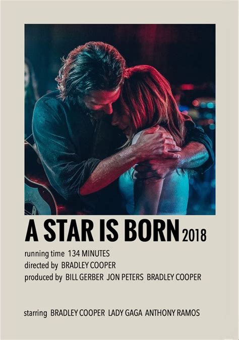 A Star Is Born By Millie Film Posters Minimalist Indie Movie Posters