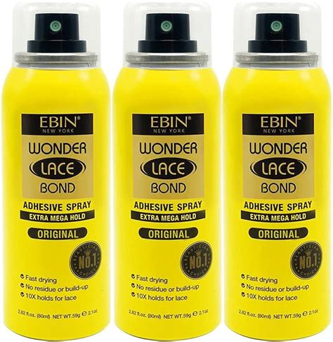 Ebin Wonder Lace Bond Adhesive Spray Extra Mega Hold Wig Glue