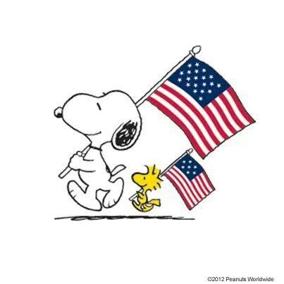 Patriotic Snoopy Peanuts Pinterest Snoopy