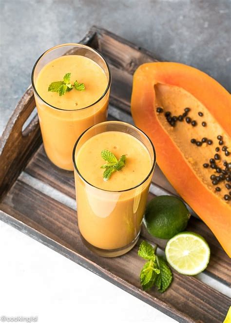 Creamy And Healthy Turmeric Papaya Smoothie Artofit