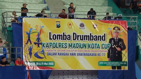 Lomba Drumband Kapolres Madiun KotaCup Menyambut Hari Bhayangkara Ke77