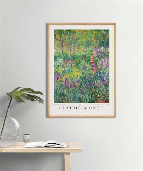 Claude Monet Der Garten Des K Nstlers In Giverny Poster Duwart