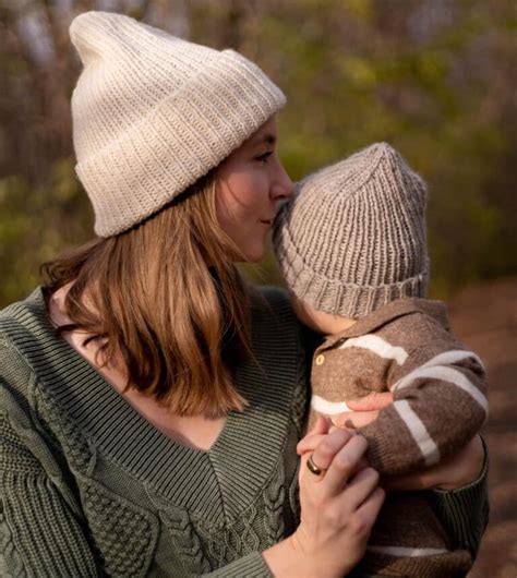 Classic Ribbed Hat Knitting Pattern Originally Lovely