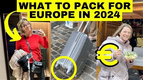 Europe What I Packed In Carry On Bags Travel Essentials Youtube