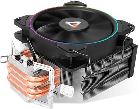 Antec A Rgb Cpu Air Cooler Direct Heat Pipies Silent Rgb Pwm Fan