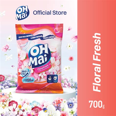 Oh Mai Laundry Powder Detergent Floral Fresh 700g Oh Mai