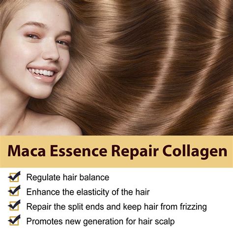 Hair Care Collagen Hair Care Deeply Moisturizes And Improves Frizzy Dry Hair And End Split