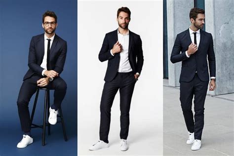 How To Wear Sneakers With A Suit