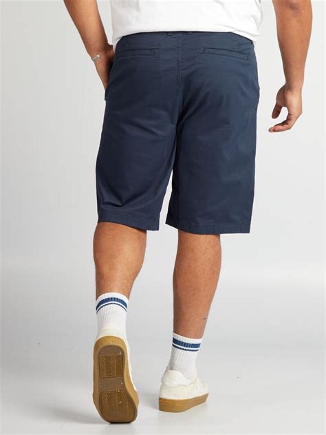 Bermudas Tipo Chino Azul Kiabi