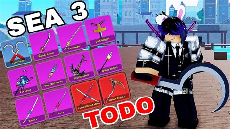 Como Conseguir Todas Las Espadas Del Sea En Blox Fruits Roblox