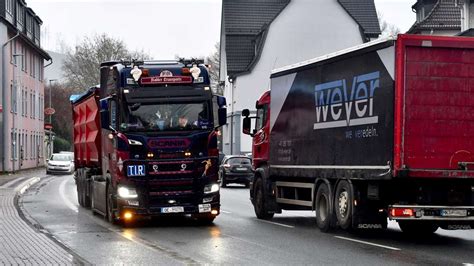 Anwohner Machen Druck Lkw Durchfahrtsverbot Endlich Umsetzen