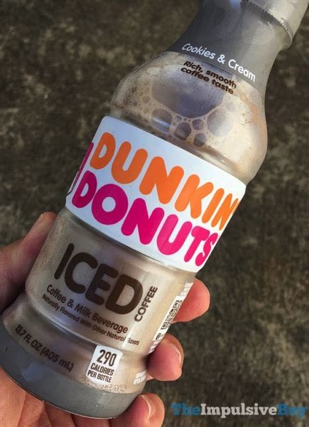 Spotted On Shelves Dunkin Donuts Cookies And Cream Bottled Iced Coffee