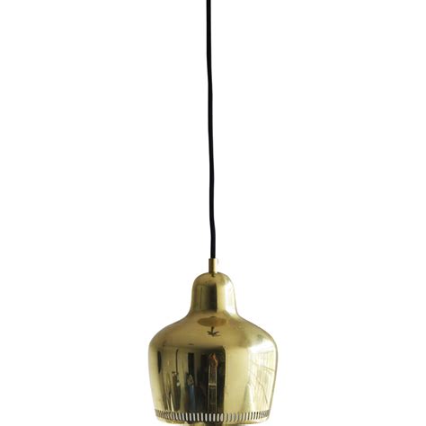 Vintage Hängeleuchte Golden Bell von Alvar Aalto für Artek 1937