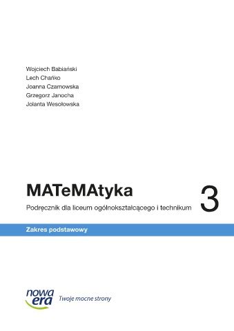 Page 3 MATeMAtyka 3 podręcznik zakres podstawowy