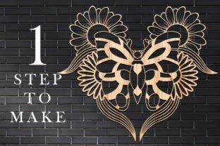 3d Butterfly Laser Cut SVG Graphic By Art Hub Creative Fabrica