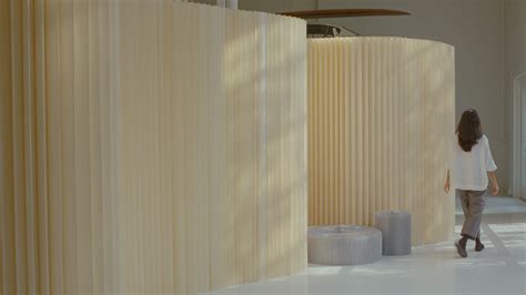 wooden room divider - wood softwall + softblock - molo