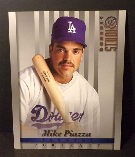 1997 Donruss Studio Portrait 8x10 7 Mike Piazza Los Angeles Dodgers