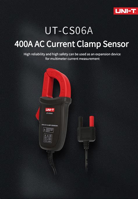 Uni T Ut Cs A A Ac Current Clamp Sensor Suitable For Most Uni T