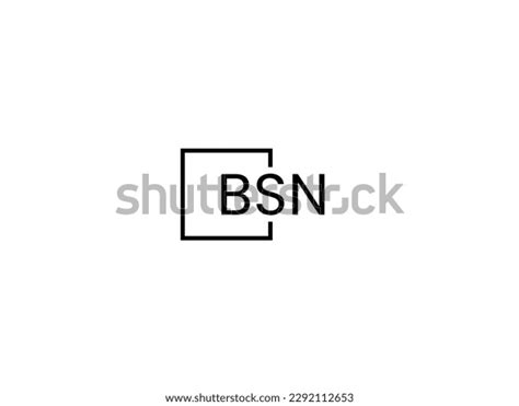 Bsn Letter Initial Logo Design Vector Stock Vector (Royalty Free ...