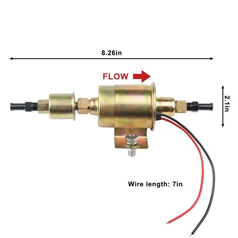 Universal 12v Low Pressure 5 9 Psi Electric Fuel Pump Installation Kit E8012s Ebay