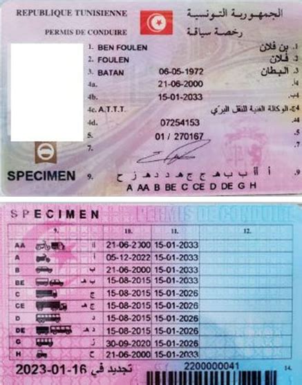 Traduction De Permis De Conduire Tunisien Traducteur Arabe Fran Ais