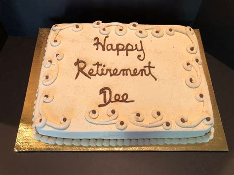 Retirement Sheet Cake Ideas Printable Templates Free