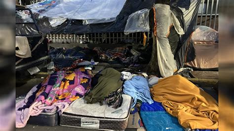 Este Es El Campamento Que Decenas De Migrantes Habitan En Un Camellón Al Norte De Cdmx Infobae