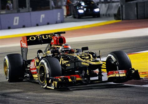 Kimi R Ikk Nen Lotus Singapore Gp F Lotus Singapore Grand