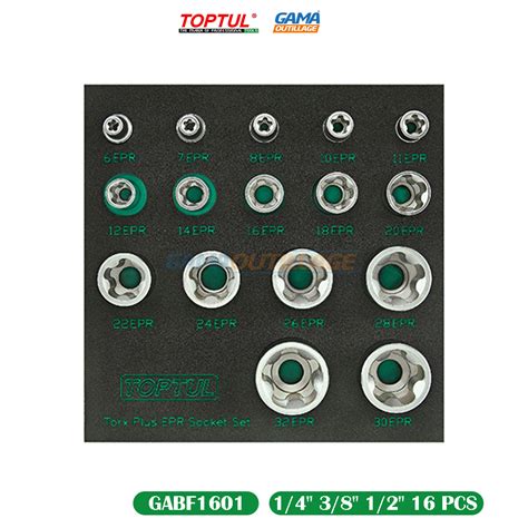 Jeux Douille Torx Plus Epr Pcs Toptul