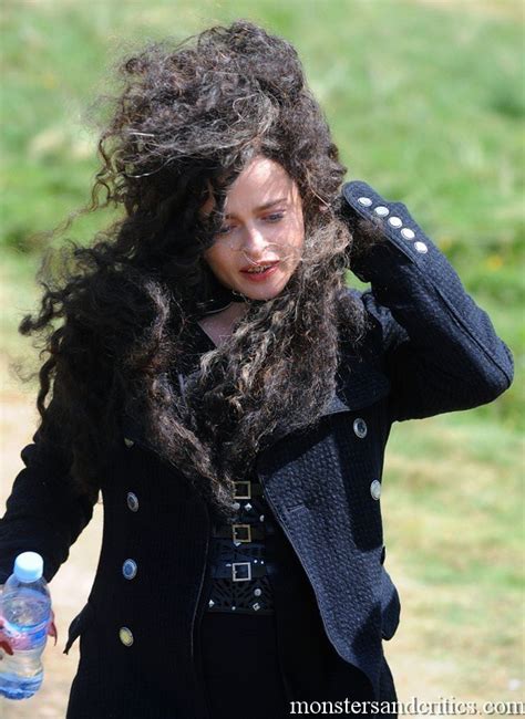 Helena on the set of Harry Potter DH - Helena Bonham Carter Photo ...