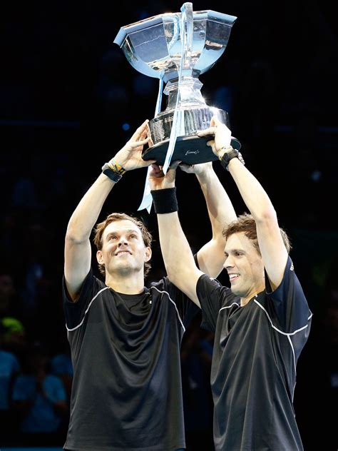 Atp World Tour Finals 2014 Bryan Brothers Serve Up Fourth Doubles