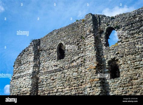 Ruins of Canterbury Castle, Norman castle from the middle ages, in ...