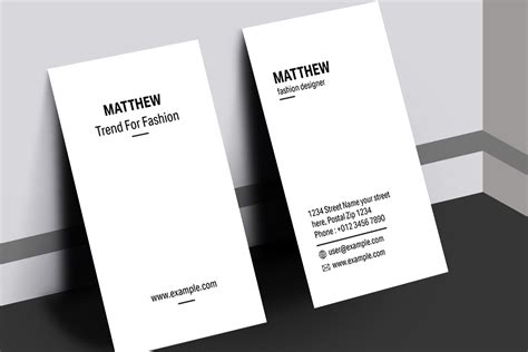 Black and White Business Card | Creative Market